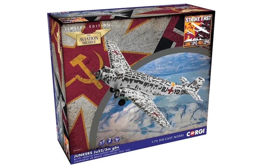 CORGI JUNKERS JU-52/3M AIR AMBULANCE EVACUATION FLIGHTS, RUSSIA 1942/43