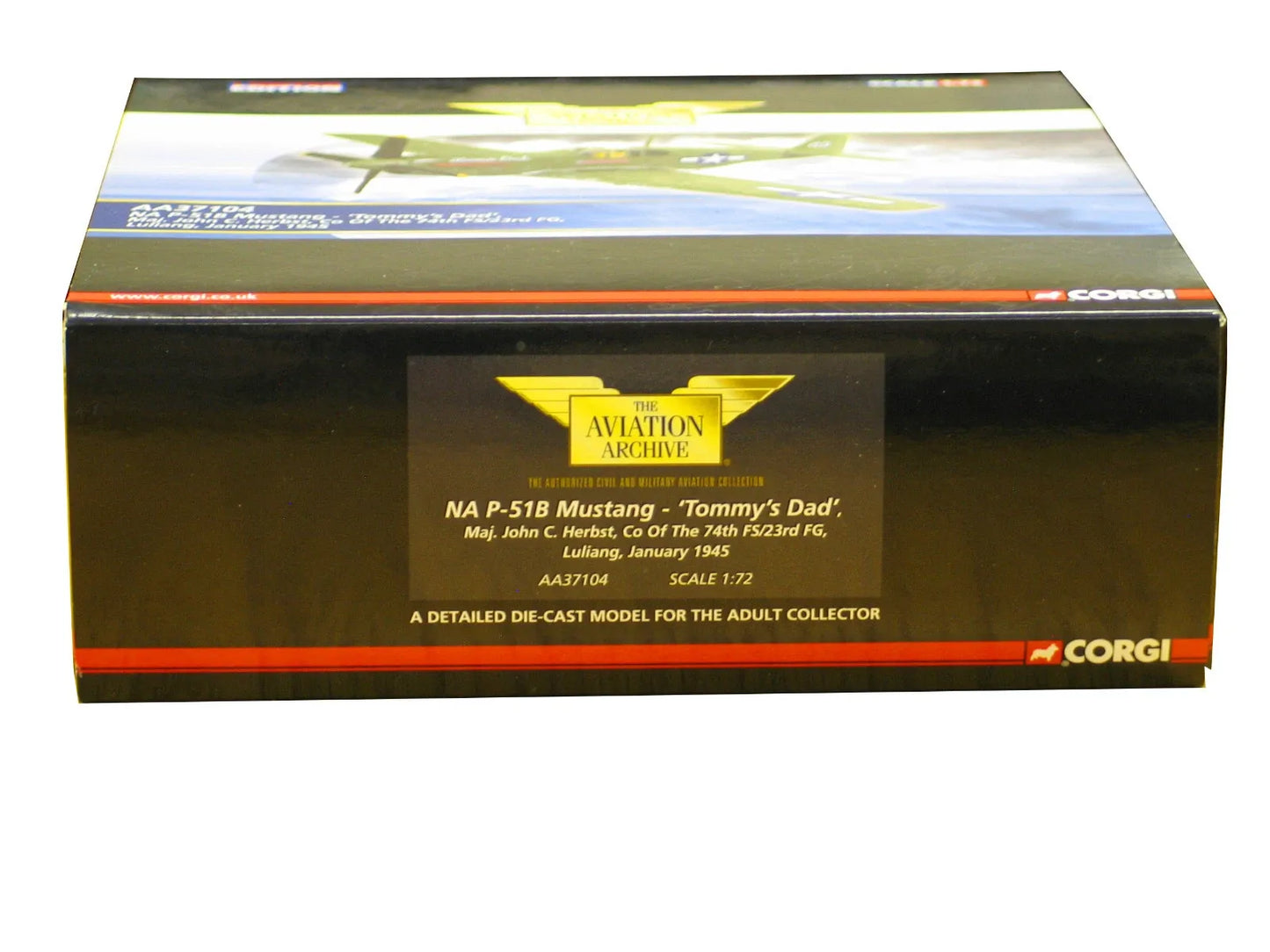 CORGI P51B MUSTANG 74TH FS FLYING TIGERS "TOMMY'S DAD"