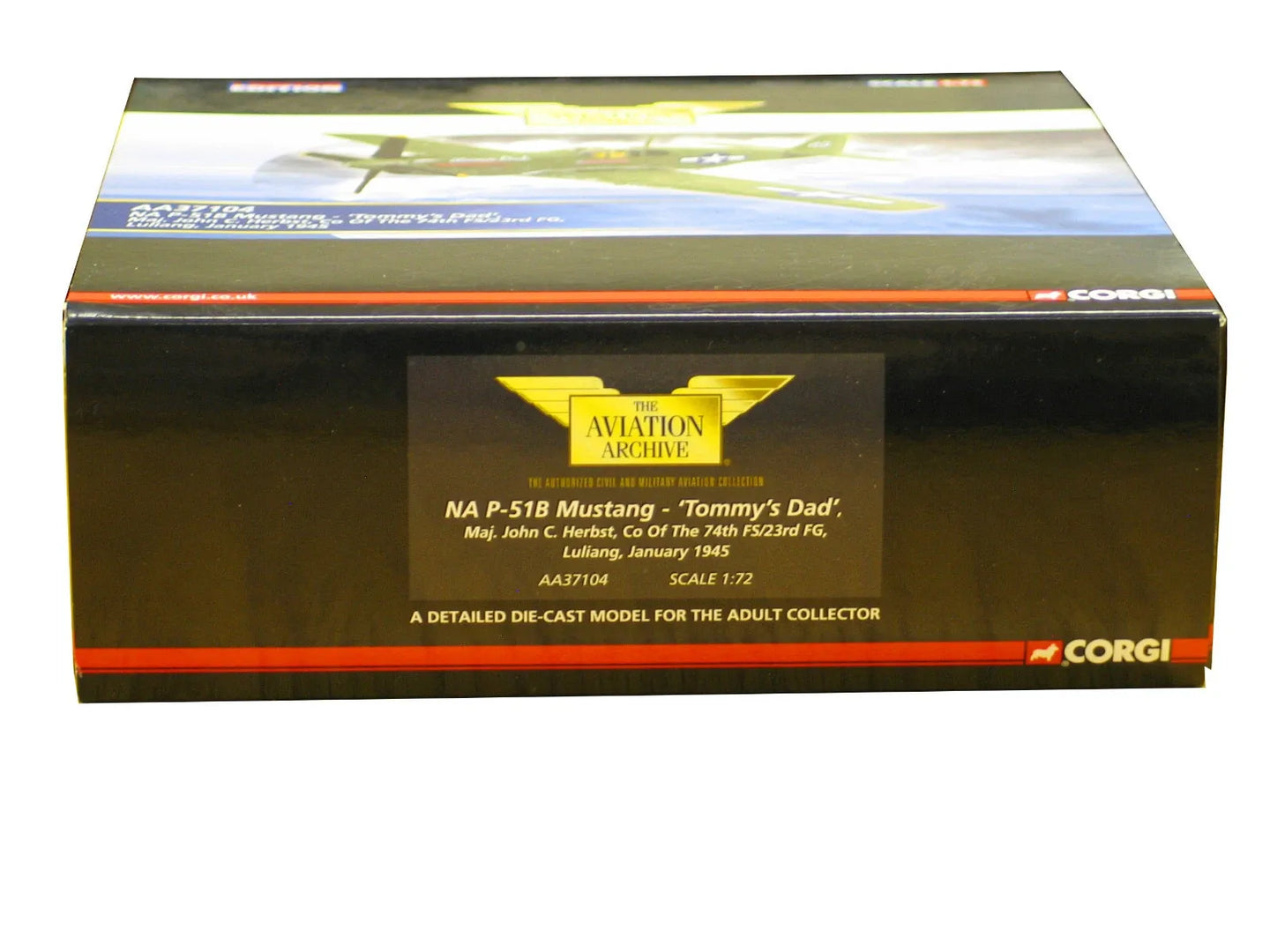 CORGI P51B MUSTANG 74TH FS FLYING TIGERS "TOMMY'S DAD"