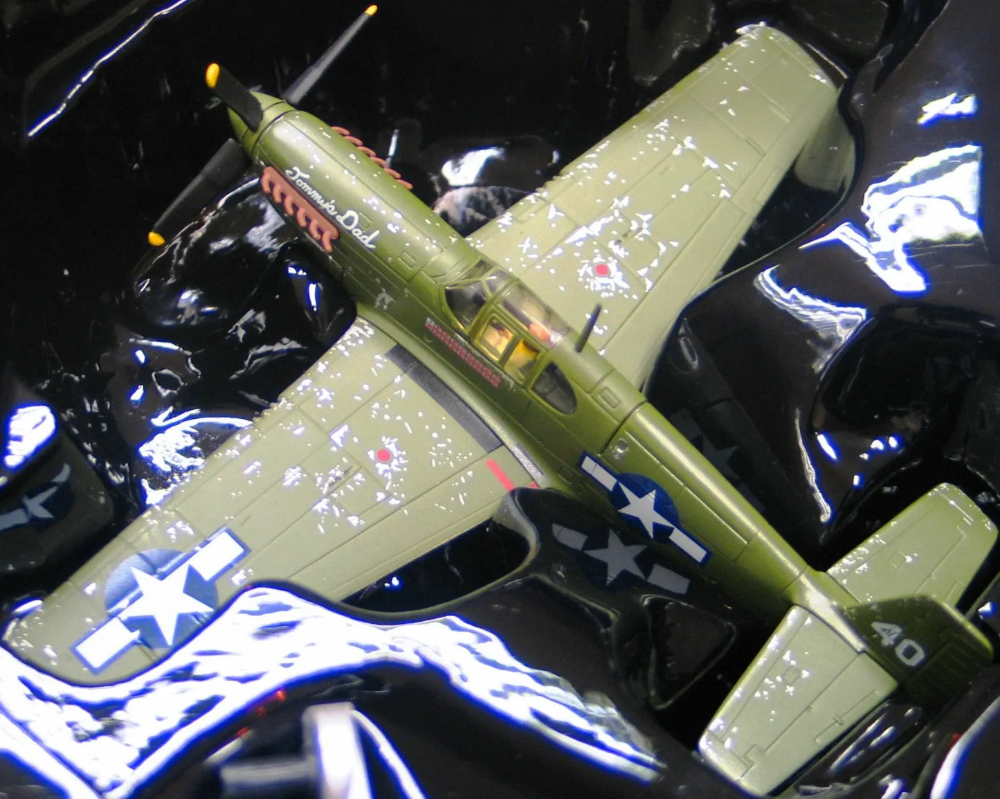 CORGI P51B MUSTANG 74TH FS FLYING TIGERS "TOMMY'S DAD"