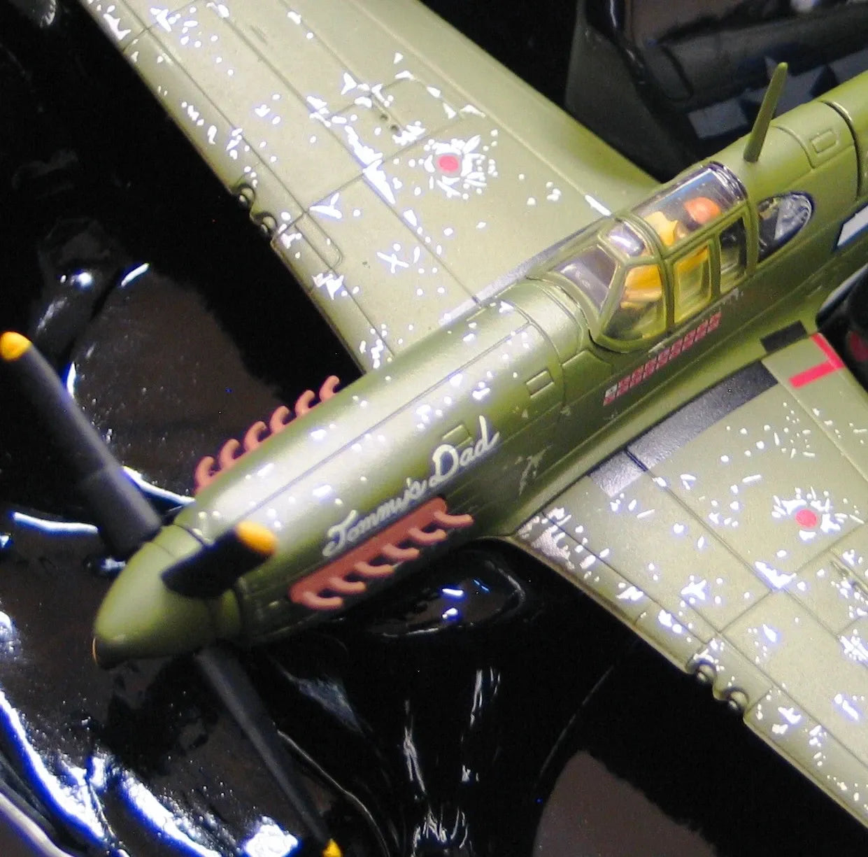 CORGI P51B MUSTANG 74TH FS FLYING TIGERS "TOMMY'S DAD"