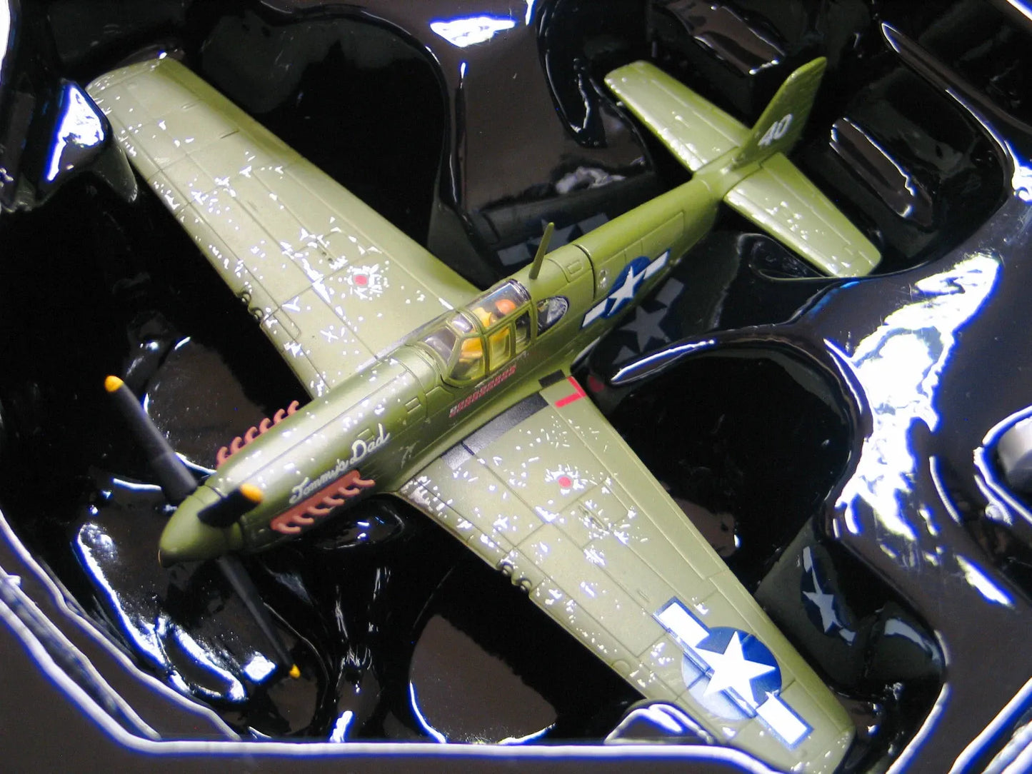 CORGI P51B MUSTANG 74TH FS FLYING TIGERS "TOMMY'S DAD"