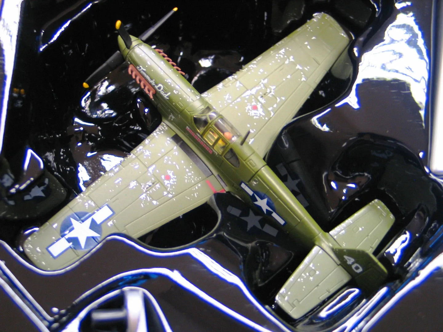 CORGI P51B MUSTANG 74TH FS FLYING TIGERS "TOMMY'S DAD"