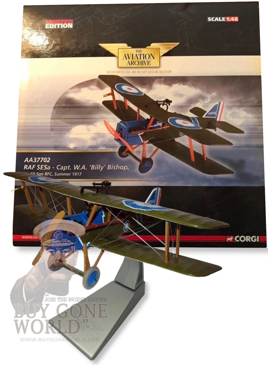 CORGI ROYAL AIRCRAFT FACTORY S.E.5A RFC No.60 SQN