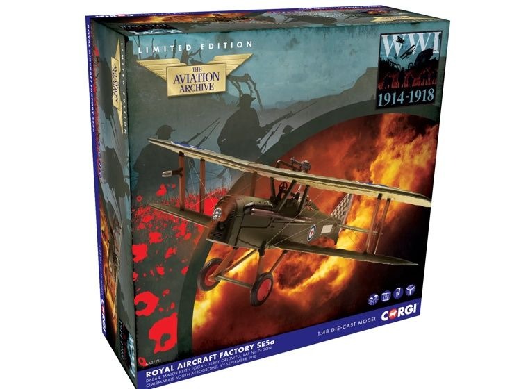 CORGI SE5A RAF "MAJ. KEITH LOGAN CALDWELL" NO 74 SQN CLAIRMAR FRANCE SEPTEMBER 1918