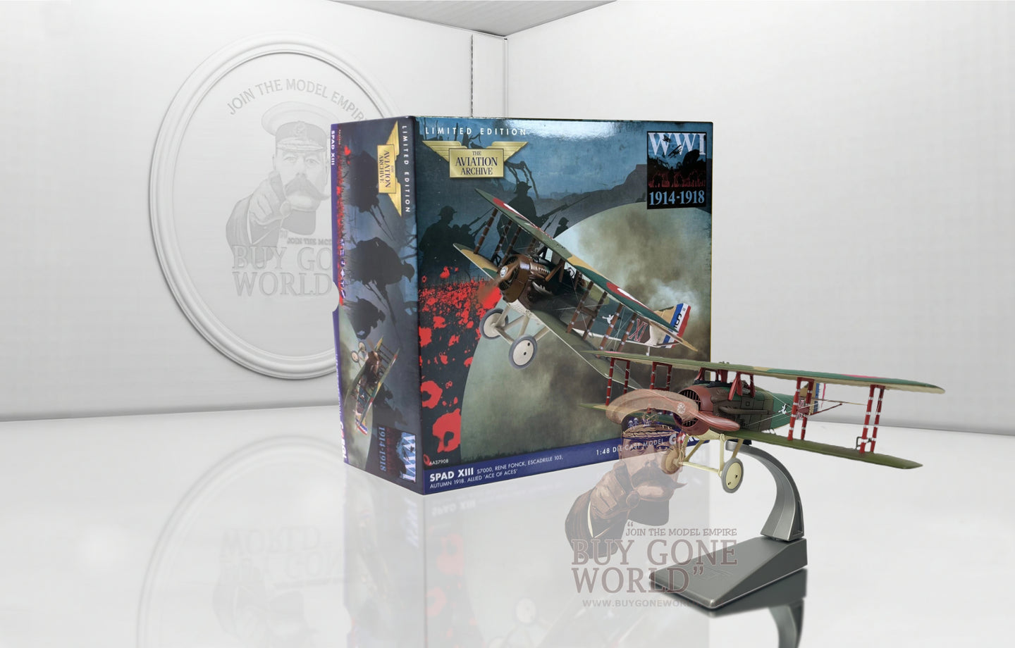 CORGI SPAD S.XIII S7000 FRENCH AIRFORCE RENE FONCK "ACE OF ACES" AUTUMN 1918