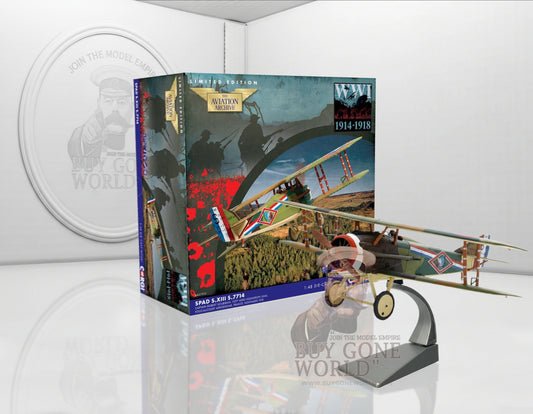 CORGI SPAD S.XIII, S.7714 CAPTAIN ROBERT SOUBIRAN USAS FRANCE 1918