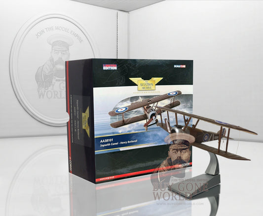 CORGI SOPWITH CAMEL F.1 ROYAL AIR FORCE NO. 208 SQUADRON "HENRY BOTTERELL" D9402 FRANCE 1918