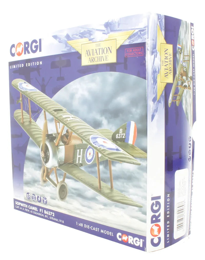 CORGI SOPWITH CAMEL RFC CAPT. M. B. FREW ISTRANA ITALY 1918