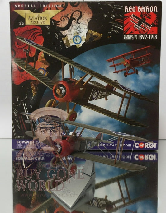 CORGI SOPWITH CAMEL F1 RAF NO 209 SQN LT WILFRED REID "WOP" "DEATH OF THE RED BARON" D3326 1918