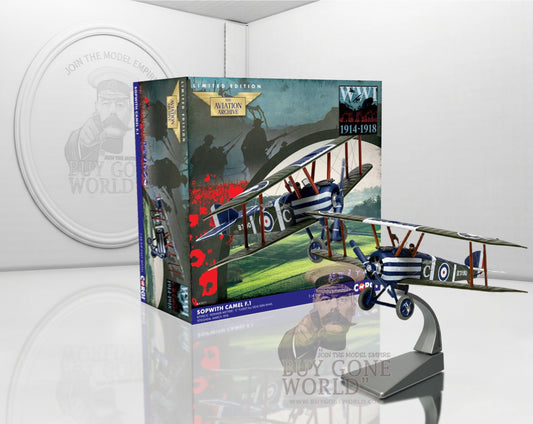 CORGI SOPWITH CAMEL F.1 B7190/C "DONNER WETTER" C FLIGHT NO. 10 (N) SQN RNAS FRANCE 1918