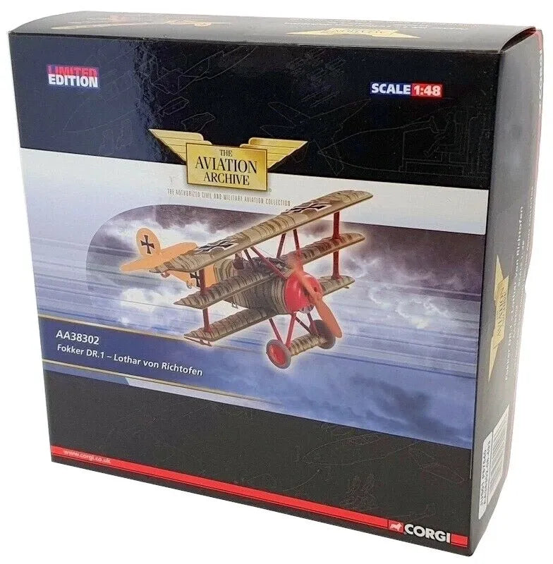 CORGI FOKKER DR.I TRIPLANE LOTHAR VON RICHTHOFEN 1918