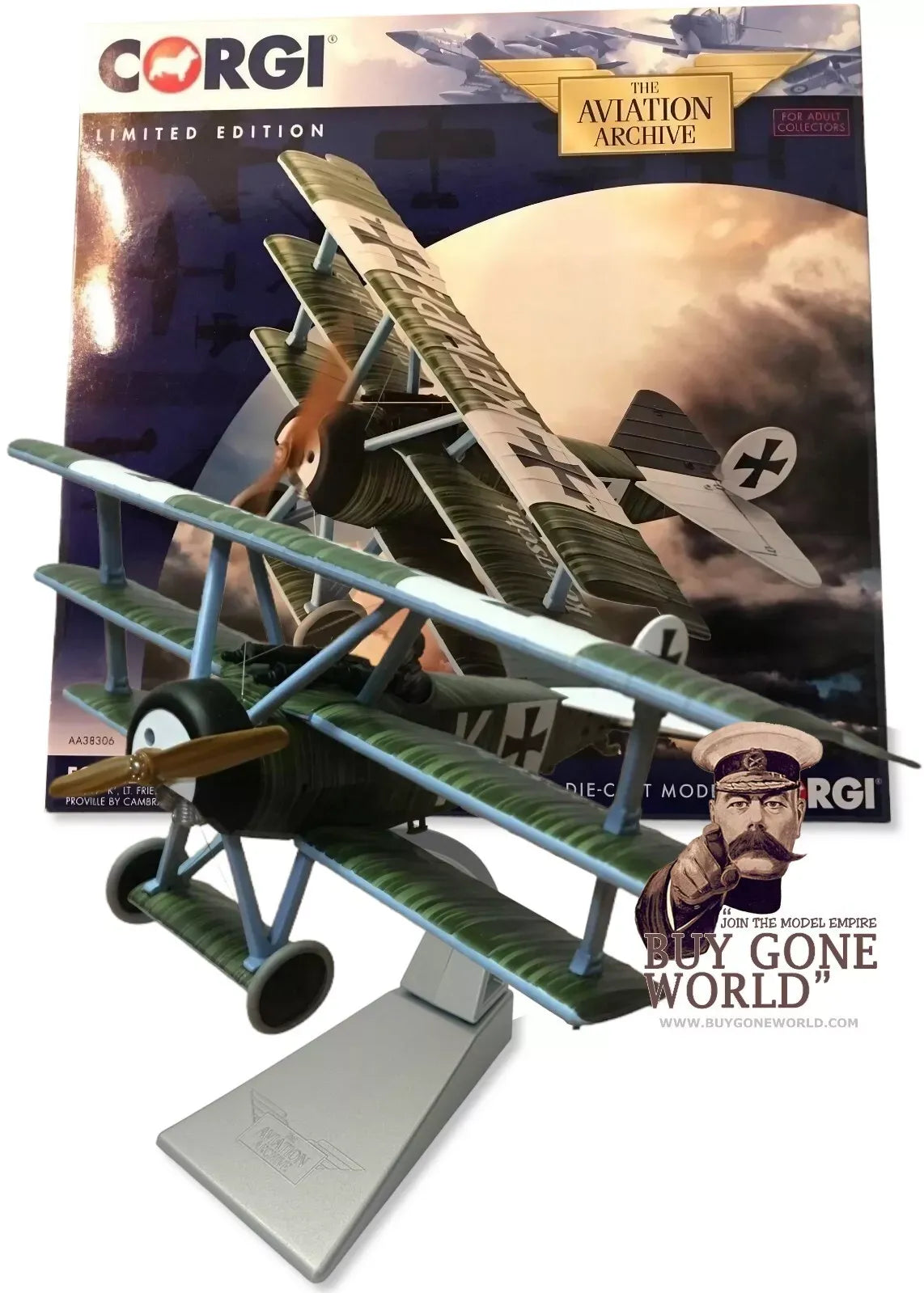 CORGI Dr.I TRIPLANE LT. FRIEDRICH "FRITZ" KEMPF