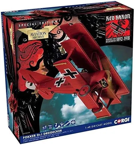 CORGI FOKKER Dr.I DREIDECKER RITTMEISTER MANFRED RICHTHOFEN