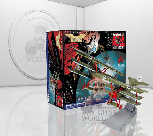 CORGI DR.1 TRIPLANE WOLFRAM FREIHERR VON RICHTHOFEN APRIL 1918