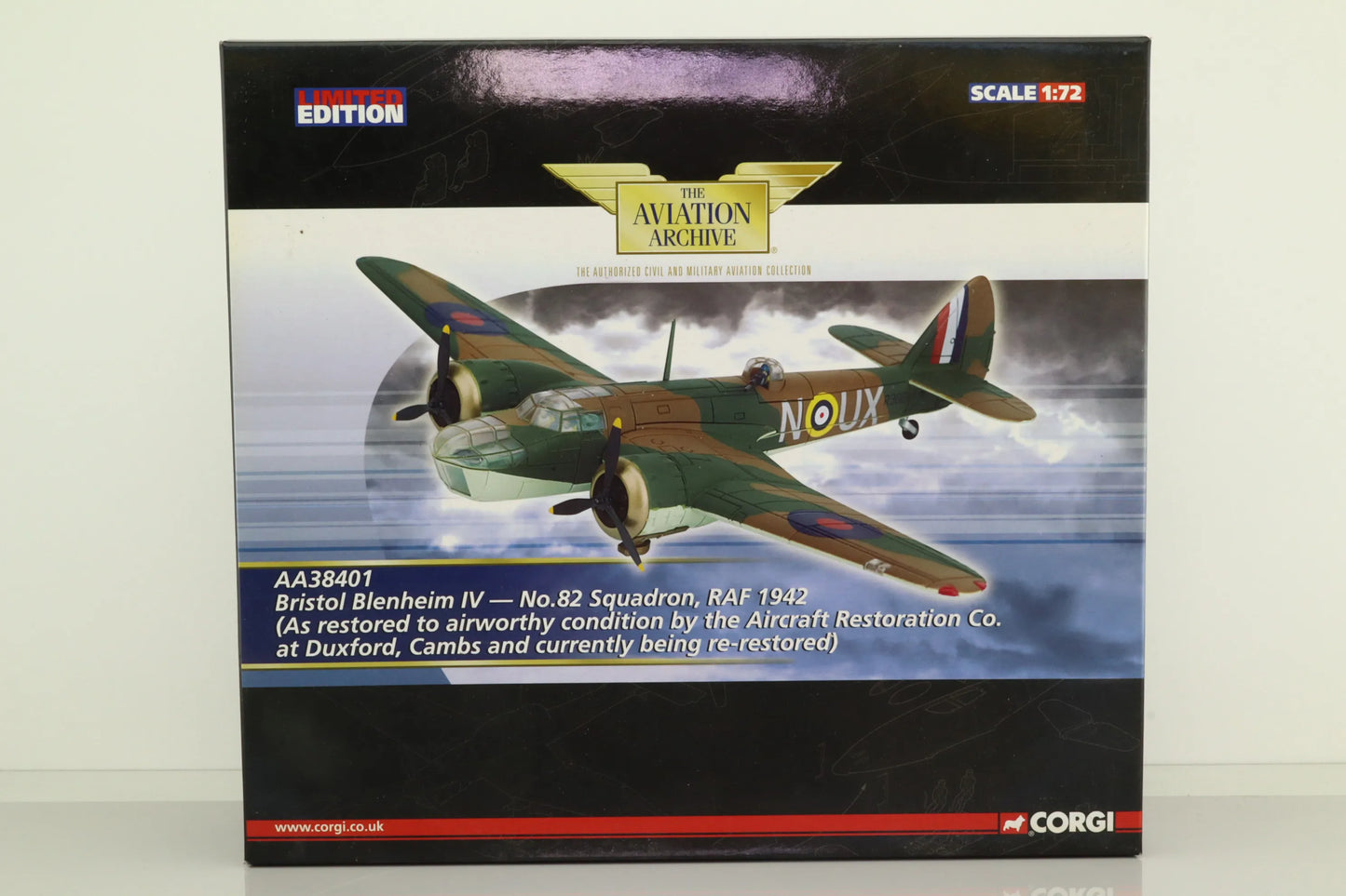 CORGI BRISTOL BLENHEIM MK.IV RAF No.82 SQN
