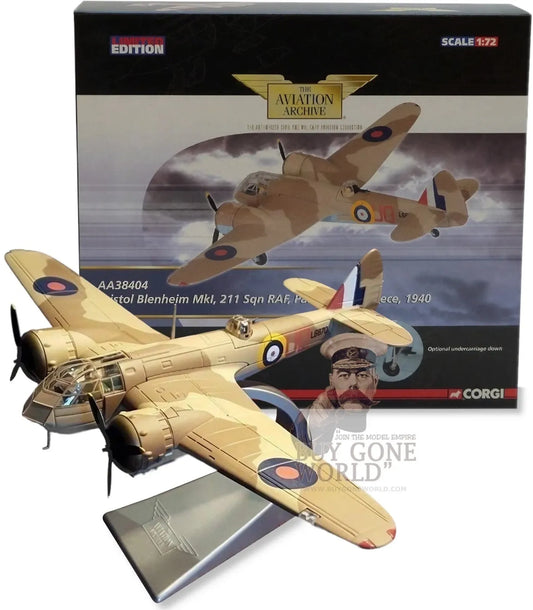 CORGI BRISTOL BLENHEIM MK.I RAF No.211 SQN THE BISH