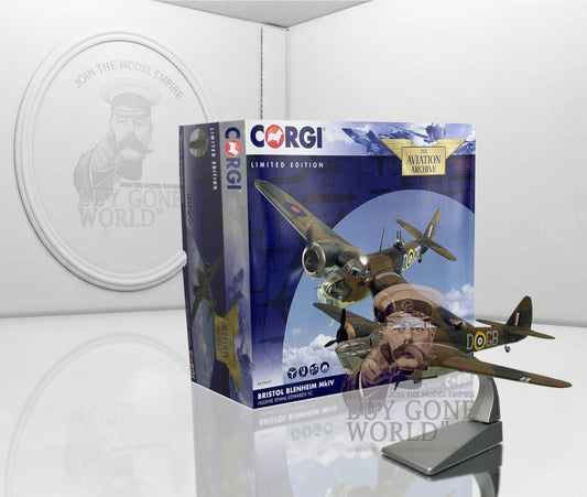 CORGI BLENHEIM MKIV RAF NO.105 SQUADRON V6028 HUGHIE IDWAL EDWARDS GERMANY 1941