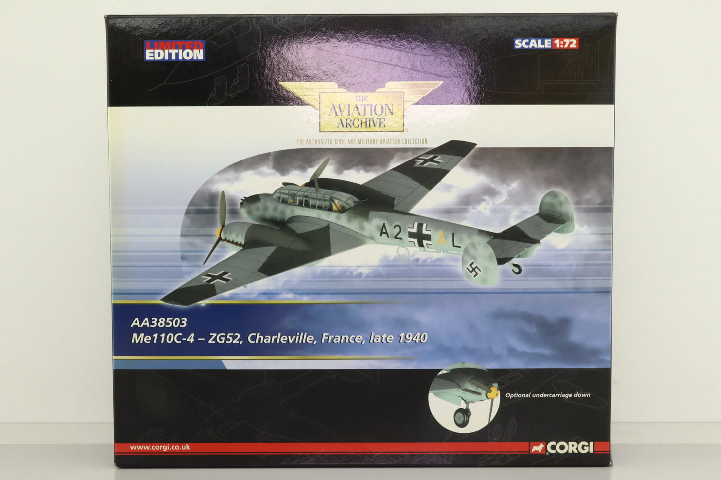 CORGI MESSERSCHMITT BF 110C FRANCE BATTLE OF BRITAIN 1940