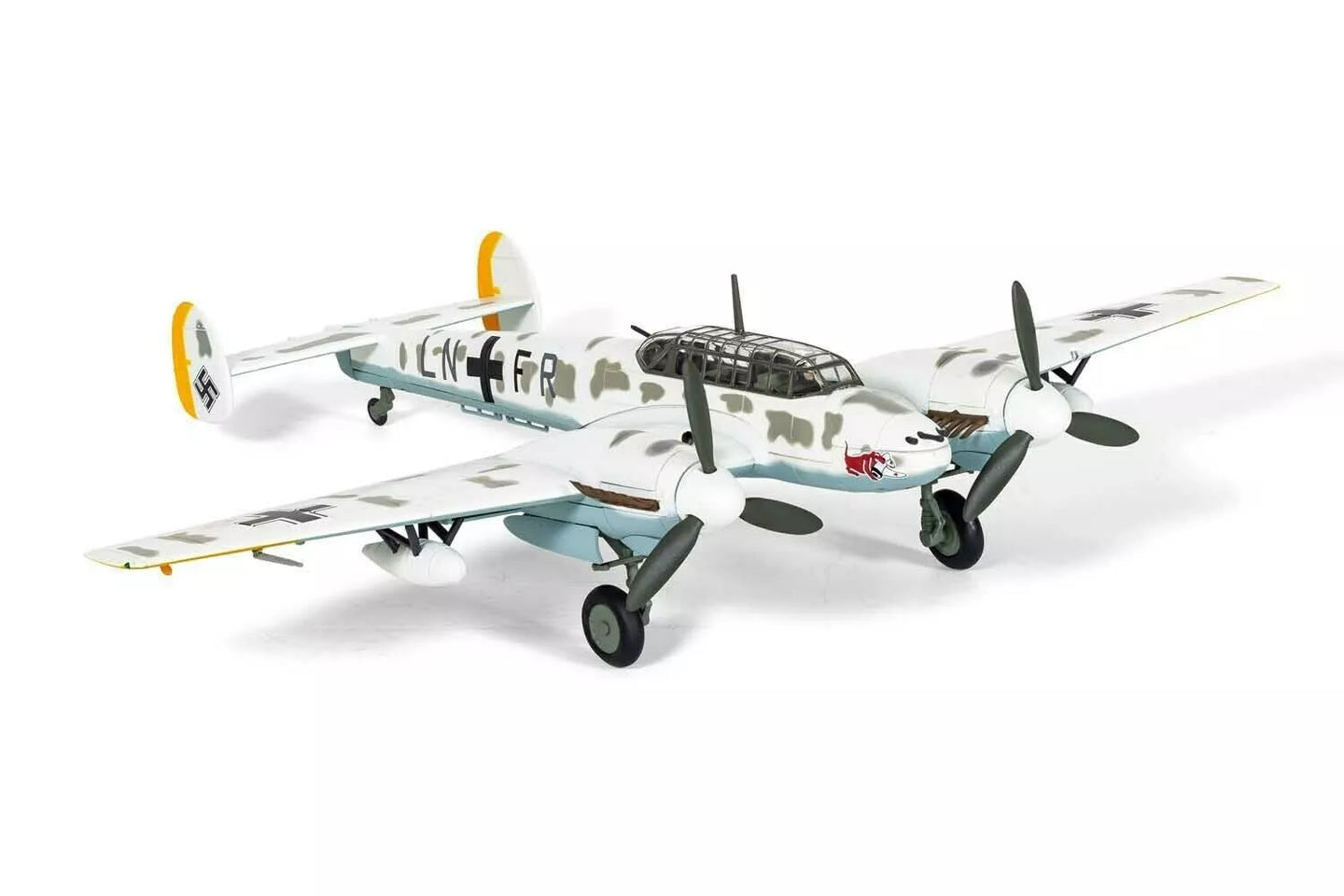 CORGI BF110F-2 LN+FR 10Z STAFFEL ZERSTORERGESCHWADER 5 1943 (CERTIFICATE NUMBER 0010 OF 1000)