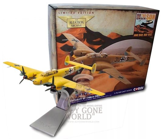 CORGI MESSERSCHMITT BF 110E-2 NORTH AFRICA 1942