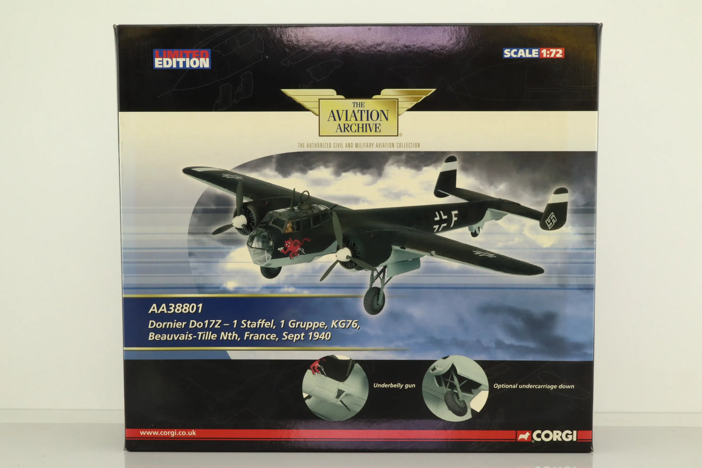 CORGI DORNIER DO 17Z-1 STAFFEL 1 GRUPPE KG 76