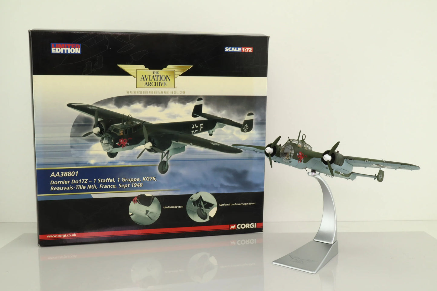 CORGI DORNIER DO 17Z-1 STAFFEL 1 GRUPPE KG 76