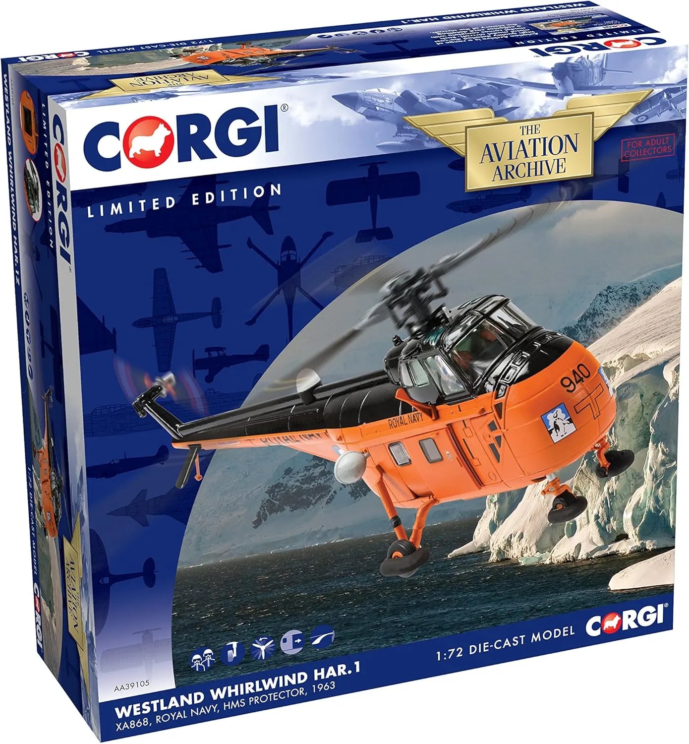 CORGI WESTLAND WHIRLWIND XA868 FALKLAND ISLANDS 1963
