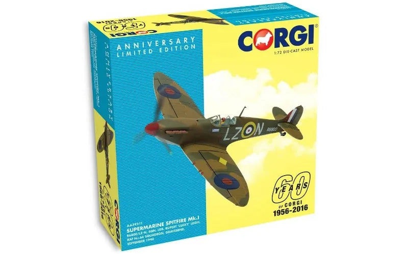 CORGI SPITFIRE MK.I SQN LDR RUPERT 'LUCKY' LEIGH RAF