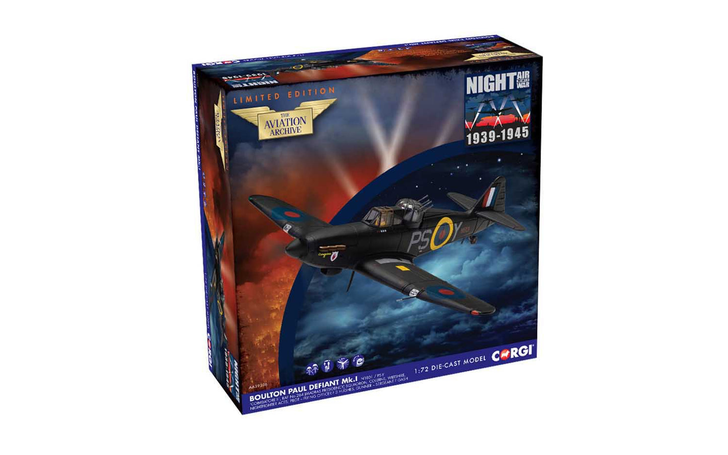 CORGI BOULTON PAUL DEFIANT MK.I RAF NO.264 SQUADRON