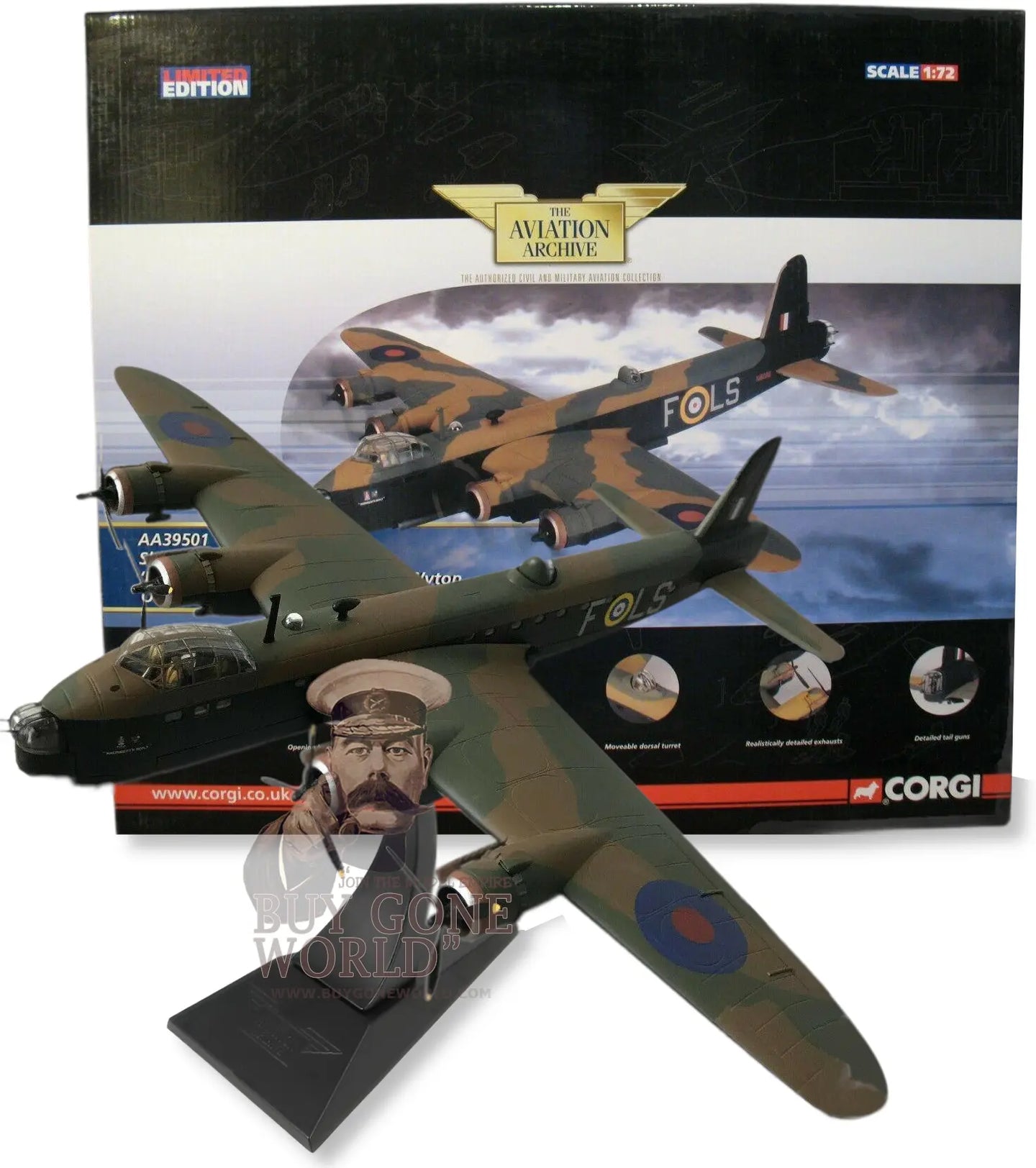 CORGI STERLING MKI RAF N6086 LS-F "MACROBERTS REPLY" OCTOBER 1941
