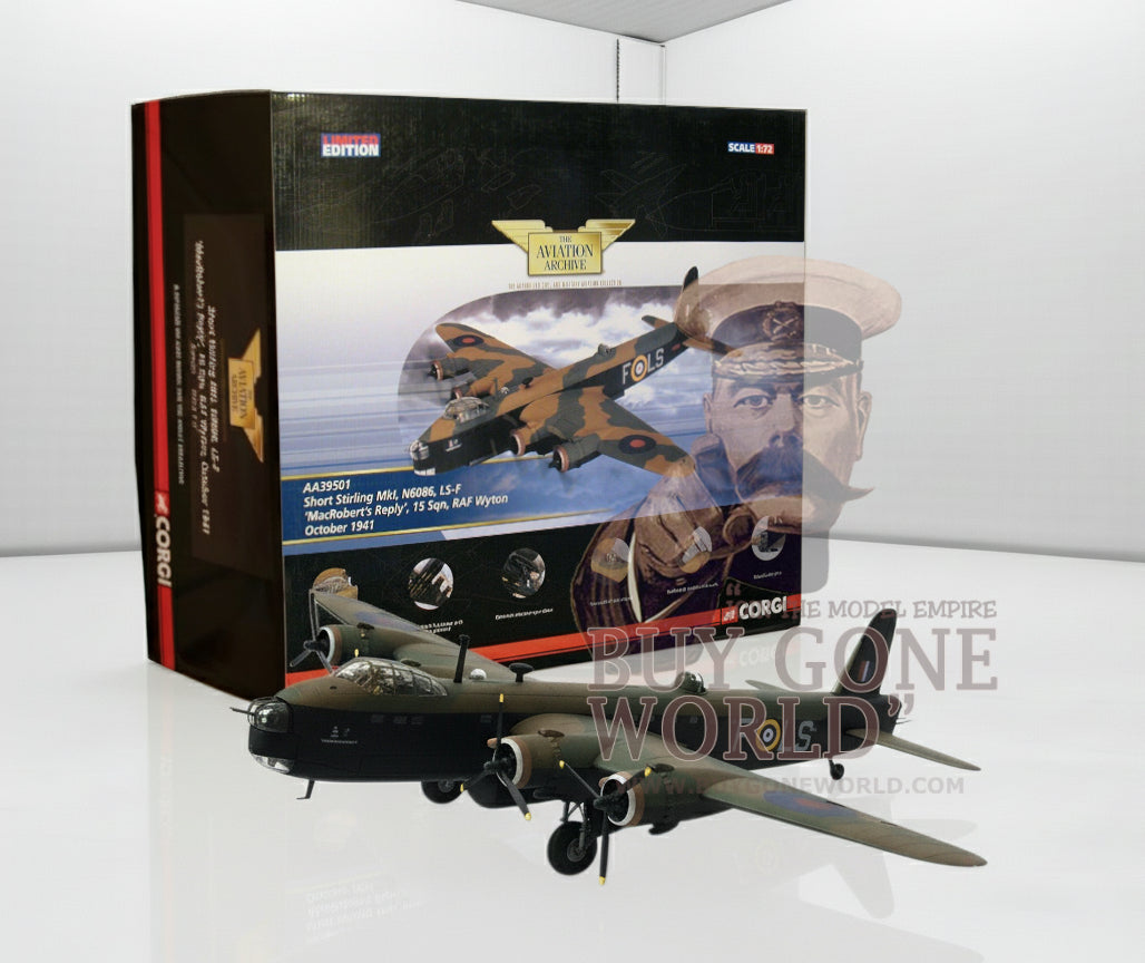 CORGI STERLING MKI RAF N6086 LS-F "MACROBERTS REPLY" OCTOBER 1941