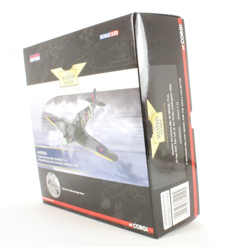 CORGI HURRICANE MK.II RAF No.43 SQN DANIEL DU VIVIER