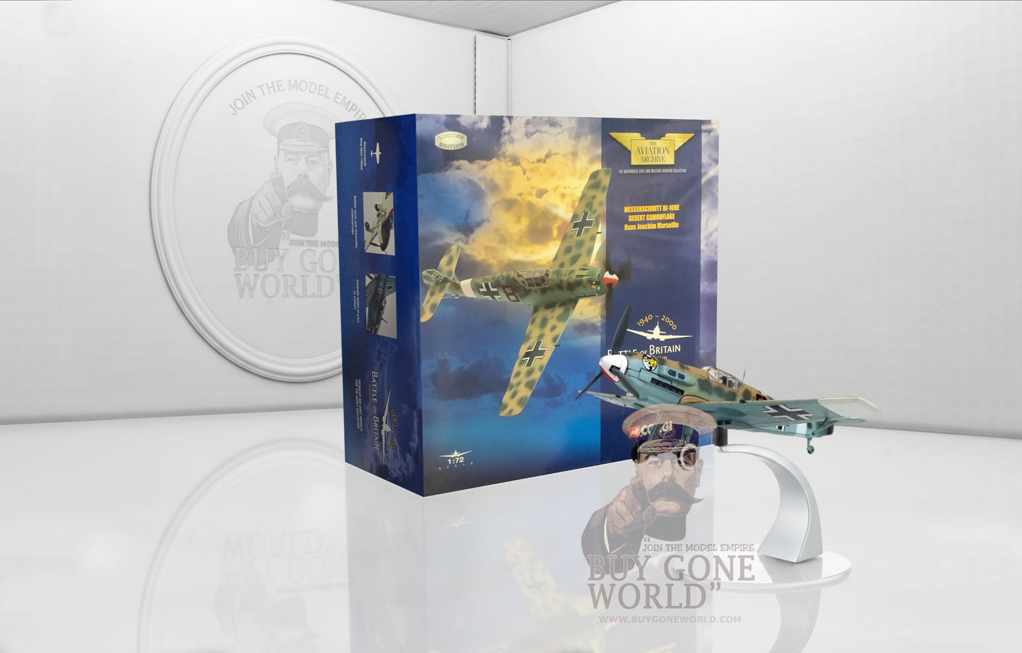 CORGI BF-109E DESERT CAMOUFLAGE HANS JOACHIM MARSEILLE