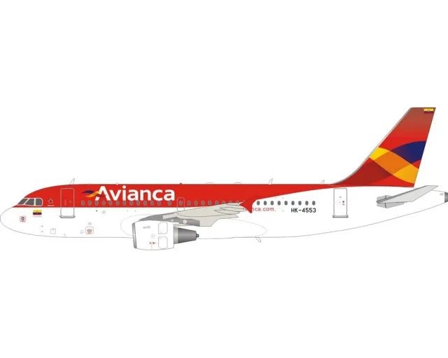 INFLIGHT 200 A319-112 AVIANCA REG: HK-455
