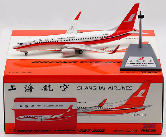 AVIATION 200 B737-800 SHANGHAI AIRLINES REG: B-2688