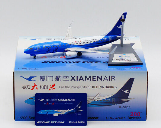 AVIATION 200 B737 XIAMEN AIRLINES REG: B-5656