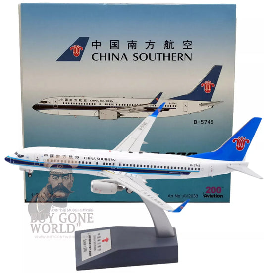 AVIATION 200 CHINA SOUTHERN AIRLINES BOEING 737-81B REG: B-5745