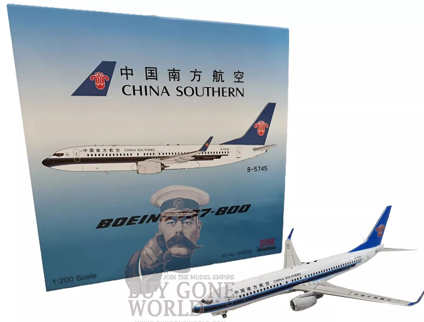 AVIATION 200 CHINA SOUTHERN AIRLINES BOEING 737-81B REG: B-5745