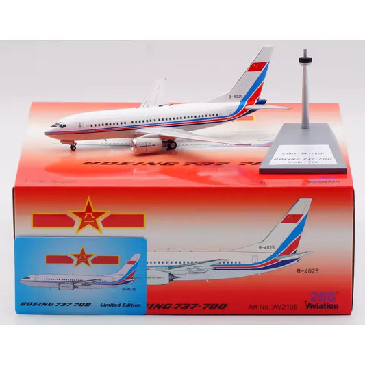 AVIATION 200 B737-76D PEOPLES LIBERATION ARMY AIR FORCE CHINESE AIR FORCE REG: B-4025