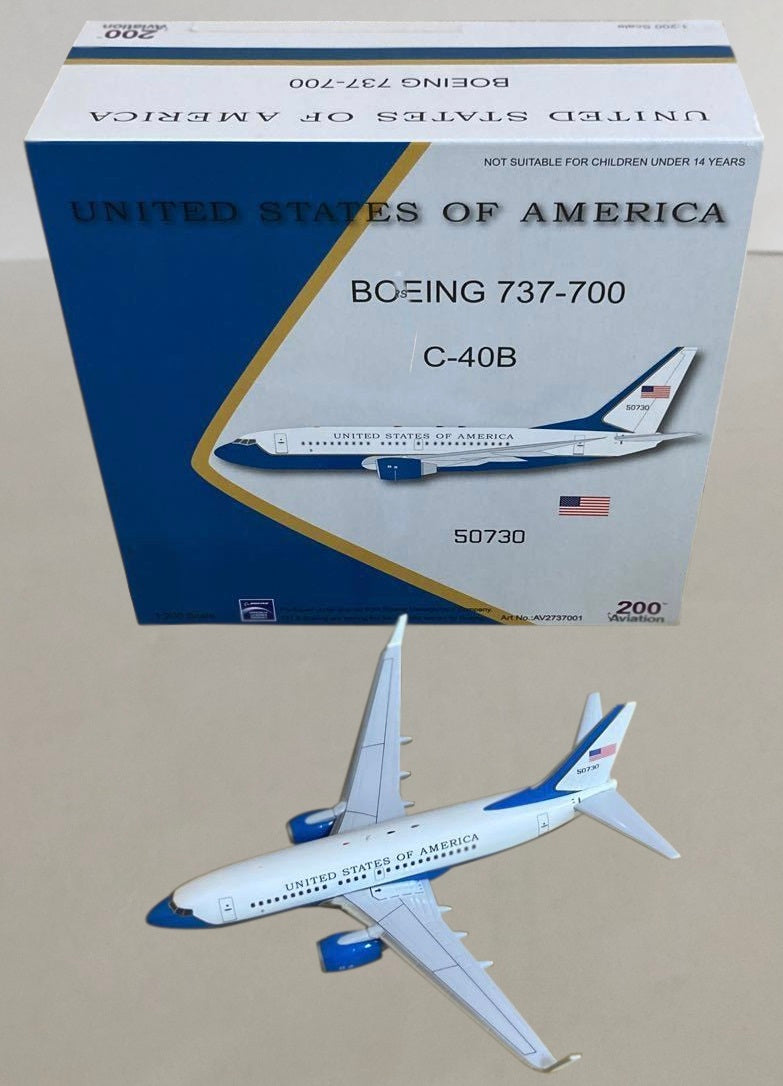 AVIATION 200 B737-700 (C-40B) "UNITED STATES OF AMERICA" REG: 50730