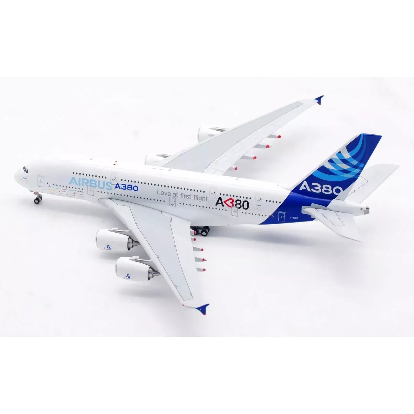 AVIATION 400 A380-861 AIRBUS INDUSTRIE "DETACHABLE GEAR" REG: F-WWDD