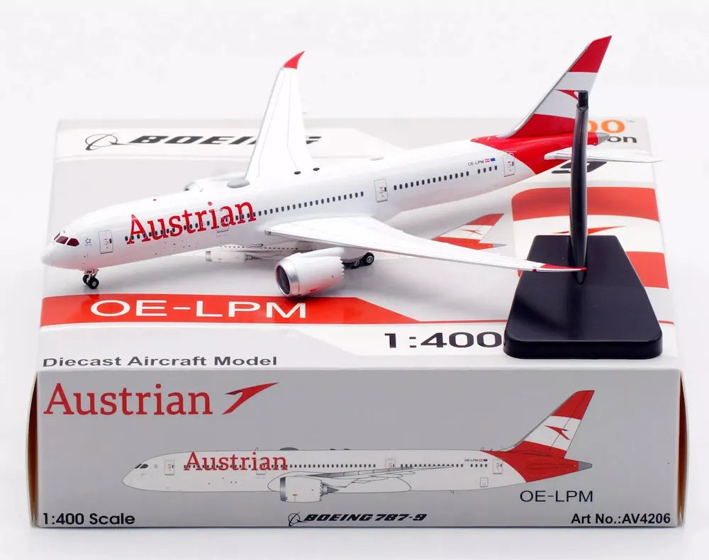 AVIATION 400 B787-9 DREAMLINER AUSTRIAN AIRLINES (DETACHABLE GEAR) REG: OE-LPM