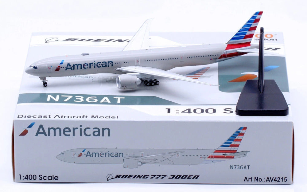 AVIATION 400 B777-323ER AMERICAN AIRLINES "DETACHABLE GEAR" REG: N736AT