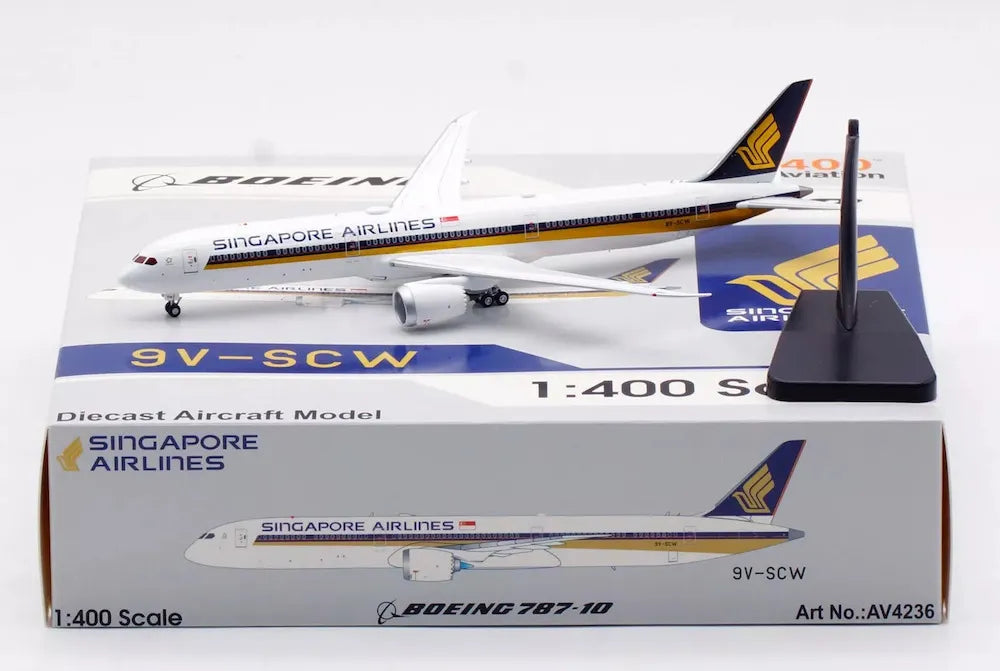 AVIATION 400 B787-10 DREAMLINER SINGAPORE AIRLINES REG: 9V-SCW (DETACHABLE GEAR)