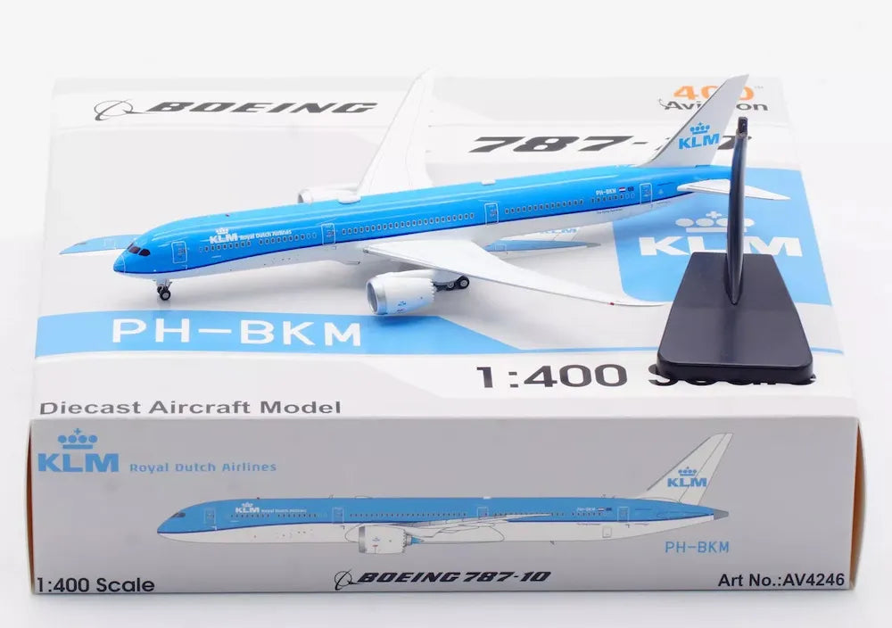 AVIATION 400 B787-10 DREAMLINER ROYAL DUTCH AIRLINES (KLM) REG: PH-BKM (DETACHABLE GEAR)