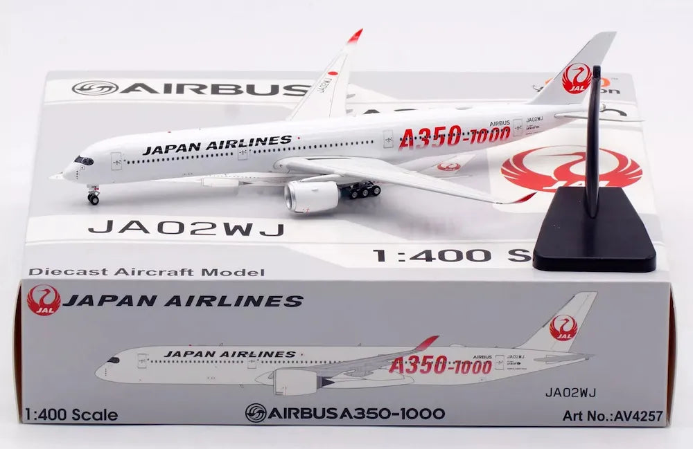 AVIATION 400 A350-1041 JAPAN AIRLINES DETACHABLE GEAR REG: JA02WJ