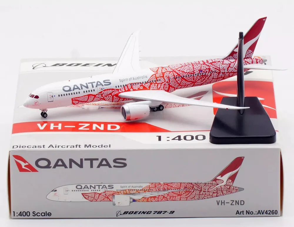 AVIATION 400 B787-9 DREAMLINER QANTAS YAM "DREAMING LIVERY" (DETACHABLE GEAR) REG: VH-ZND