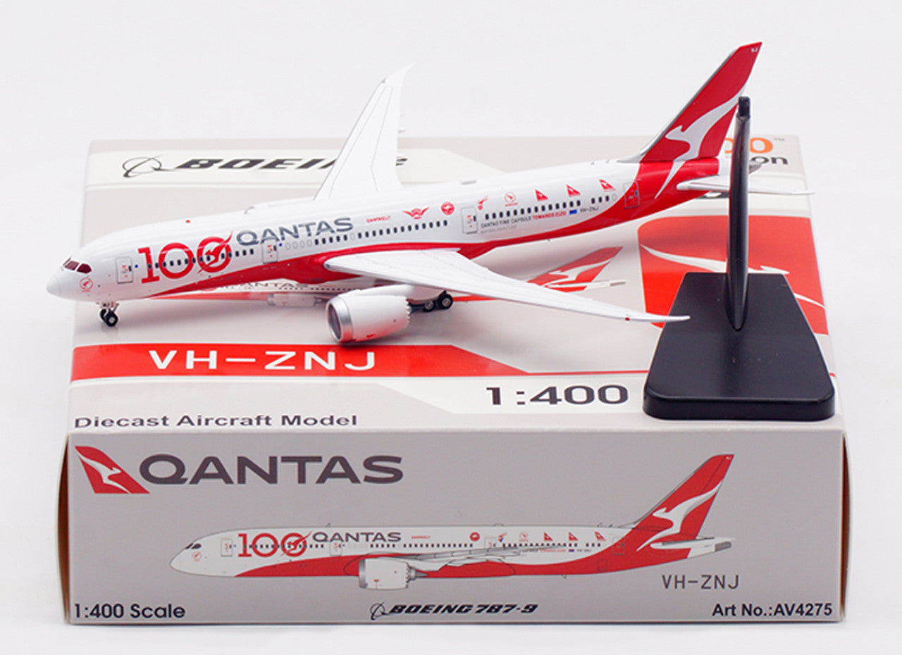 AVIATION 400 B787-9 DREAMLINER QANTAS "100 YEAR ANNIVERSARY" (DETACHABLE GEAR) REG: VH-ZNJ