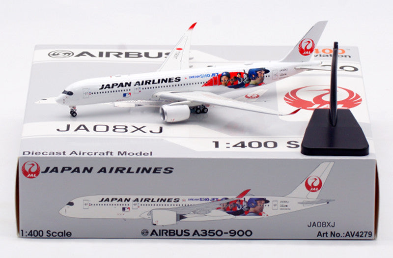 AVIATION 400 A350-941 JAPAN AIRLINES DREAM SHO JET (DETACHABLE GEAR) REG: JA08XJ